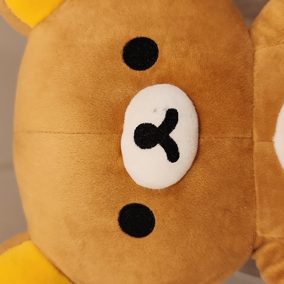 San-X Original Rilakkuma 15" Plush Bear With Back Zipper Pocket - Picture 7 of 9